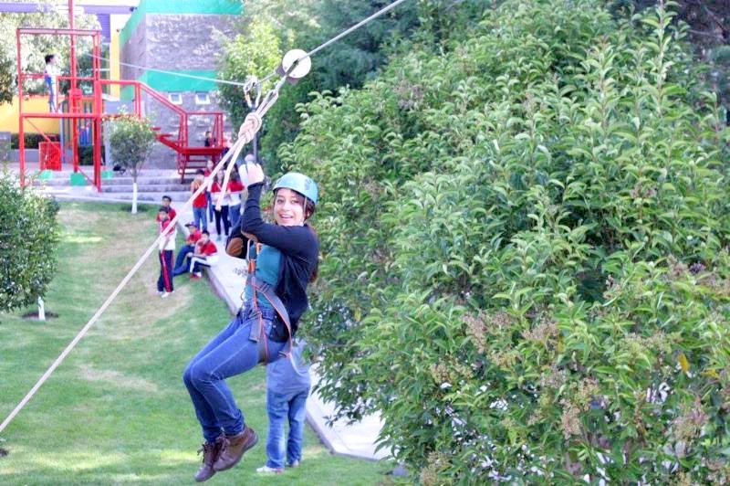Aspecto de las actividades que los jóvenes realizaron en el centro interactivo ■ foto: LA JORNADA ZACATECAS