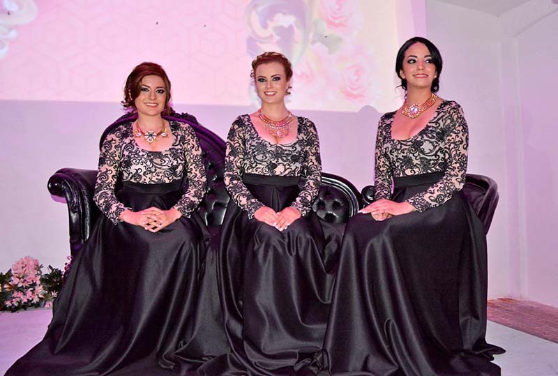 Las candidatas a reina de las festividades ■ FOTO: LA JORNADA ZACATECAS