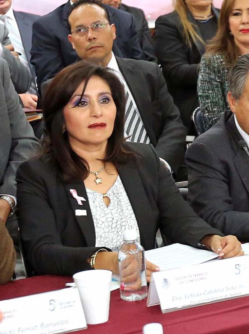 Leticia Catalina Soto Acosta, procuradora general de Justicia del estado ■ FOTO: LA JORNADA ZACATECAS