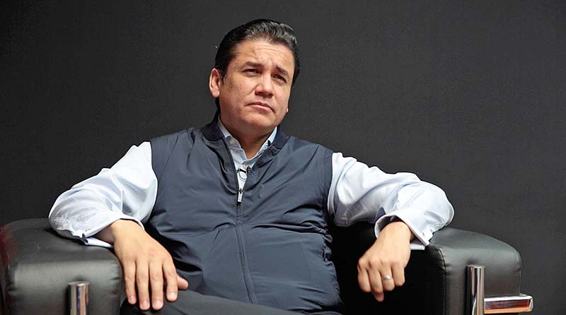 Carlos Puente Salas, senador de la República y aspirante a gobernador de Zacatecas ■ FOTO: MIGUEL ÁNGEL NÚÑEZ