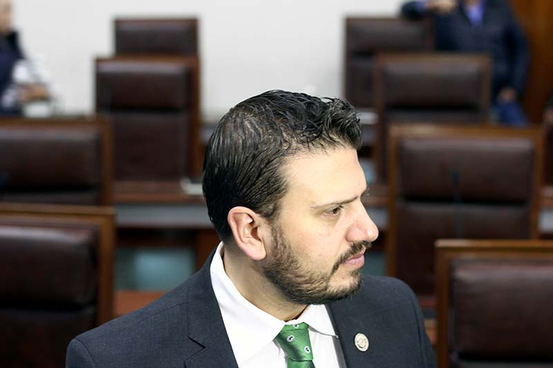 El legislador ecologista Cuauhtémoc Calderón ■ foto: andrés sánchez