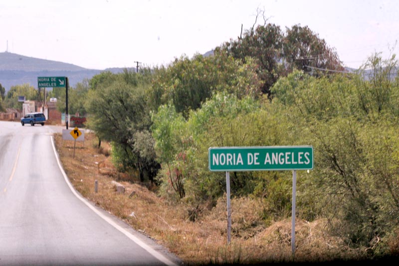 Entrada a Noria de Ángeles, uno de los municipios que presentó proyectos ■ foto: la jornada zacatecas