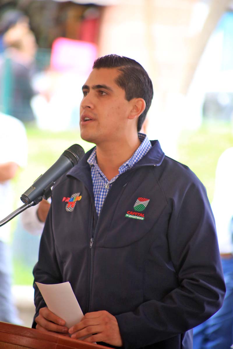 El alcalde de Zacatecas, Carlos Peña Badillo ■ FOTO: LA JORNADA ZACATECAS