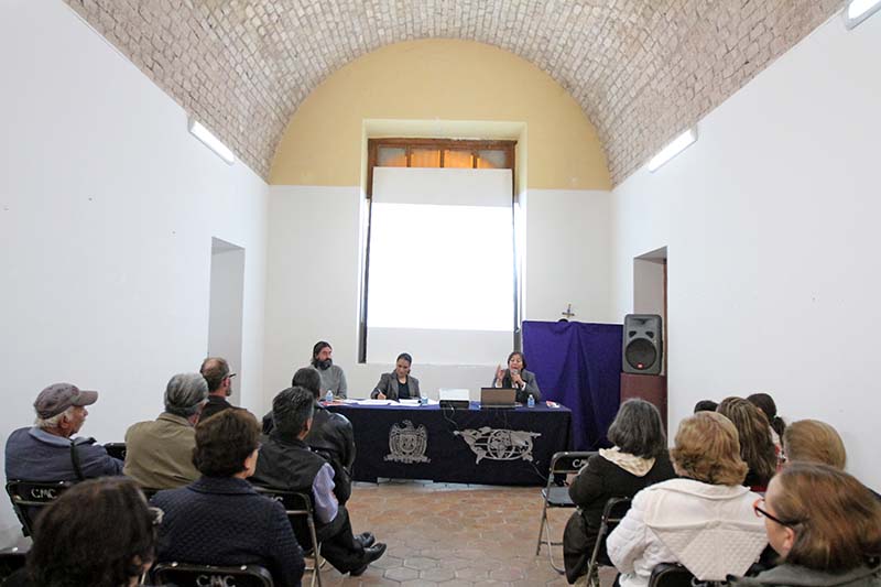 Este miércoles, se realizó el segundo encuentro de la regeneración del Centro Histórico de Zacatecas y el ejercicio de derecho a la ciudad ■ FOTO: ERNESTO MORENO