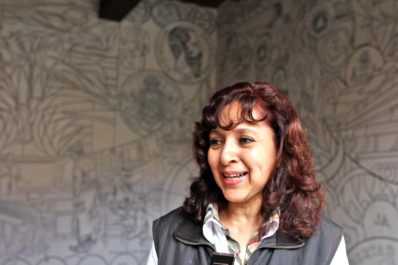 Julieta Medina Briones, directora del Museo Zacatecano ■ foto: andrés sánchez