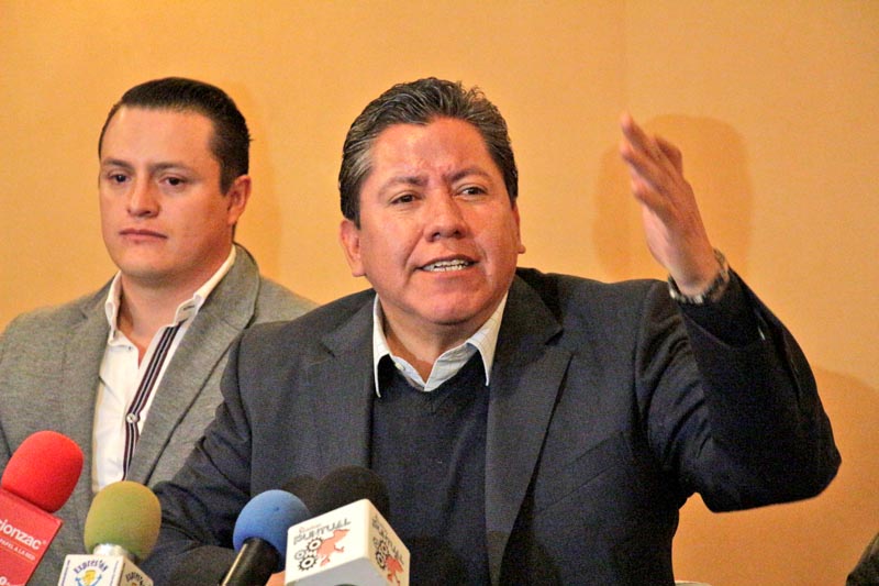 David Monreal Ávila, promotor de la soberanía nacional de Morena en Zacatecas ■ FOTO: ERNESTO MORENO
