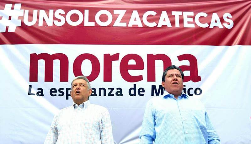 El líder de Morena impartió conferencias sobre la situación política de México ■ FOTO: LA JORNADA ZACATECAS