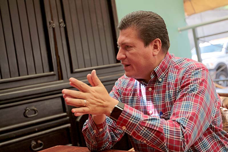 Adolfo Bonilla, titular de la Secretaría de Economía de Zacatecas ■ FOTO: ERNESTO MORENO