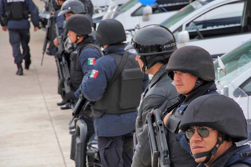 Alistan el esquema de seguridad autoridades y diversos organismos policiacos, de la mano con organizaciones civiles e instituciones educativas ■ FOTO: LA JORNADA ZACATECAS