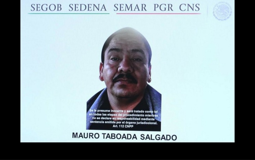 Mauro Taboada Salgado, uno de los tres integrantes del grupo de Guerreros Unidos, que fueron detenidos esta tarde. Foto María Luisa Severiano