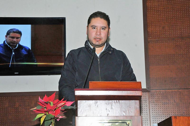 Iván de Santiago, coordinador del grupo parlamentario del PRD en el Congreso local ■ FOTO: LA JORNADA ZACATECAS