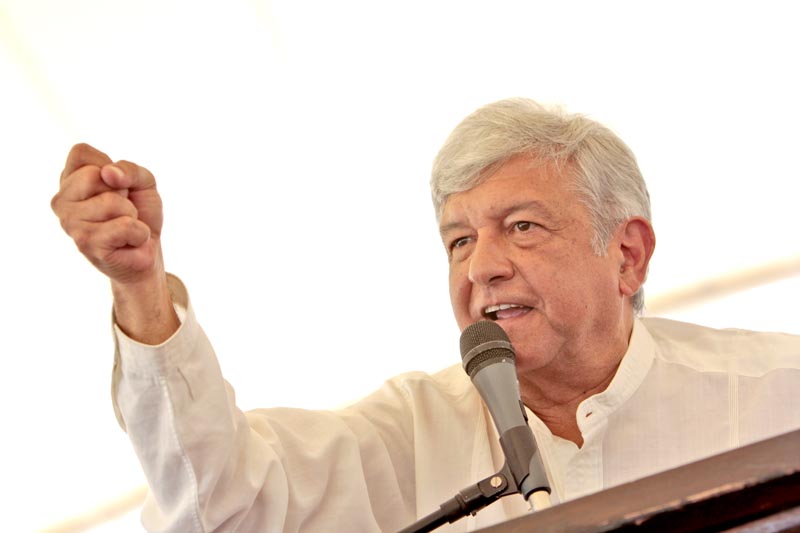 El ex candidato presidencial, Andrés Manuel López Obrador ■ FOTO: LA JORNADA ZACATECAS