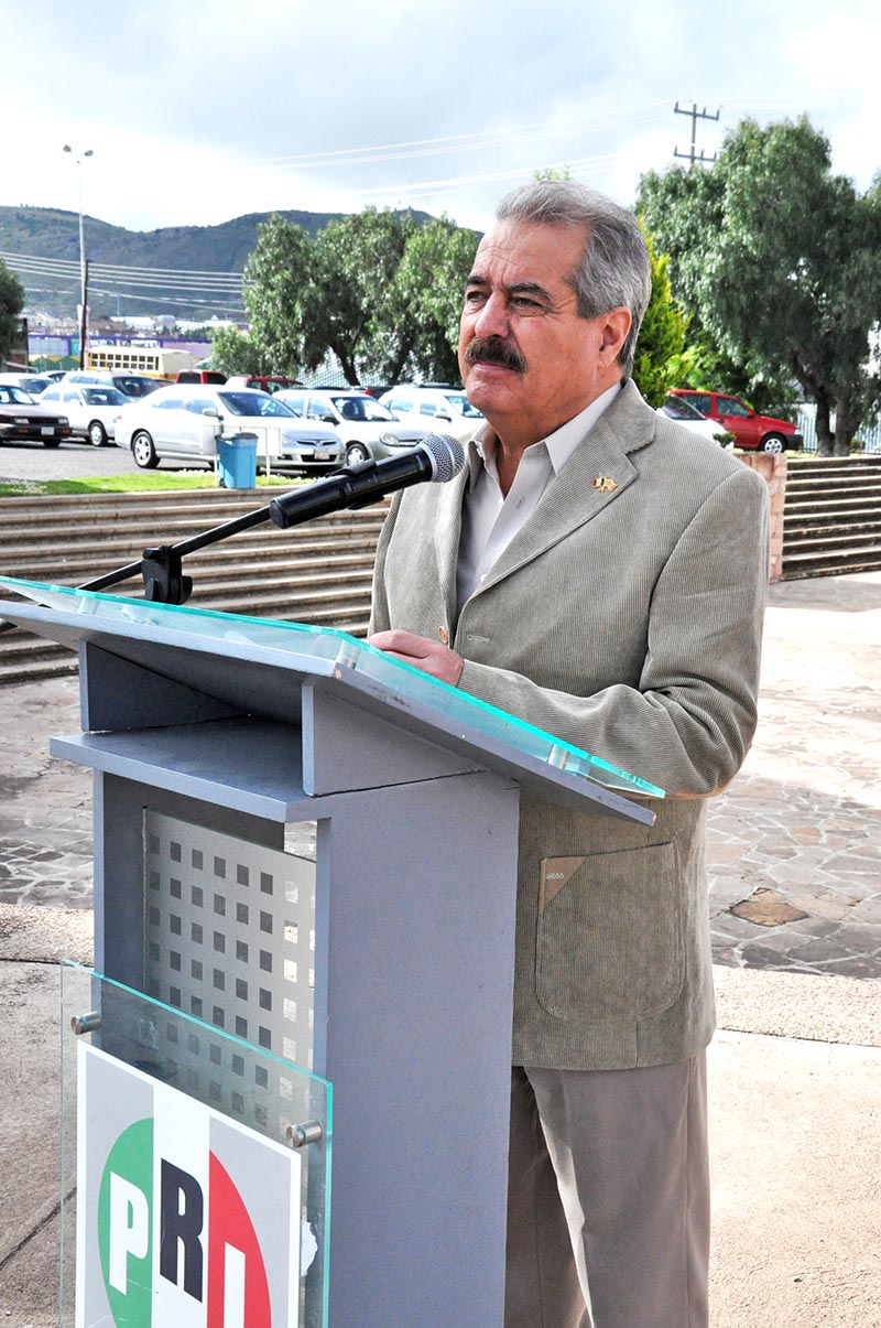 José Olvera, presidente del Partido Revolucionario Institucional (PRI) en Zacatecas ■ FOTO: LA JORNADA ZACATECAS