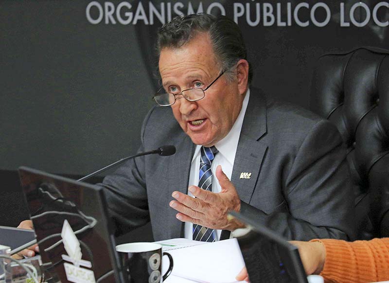 Virgilio Rivera Delgadillo, consejero presidente del órgano comicial local ■ FOTO: LA JORNADA ZACATECAS