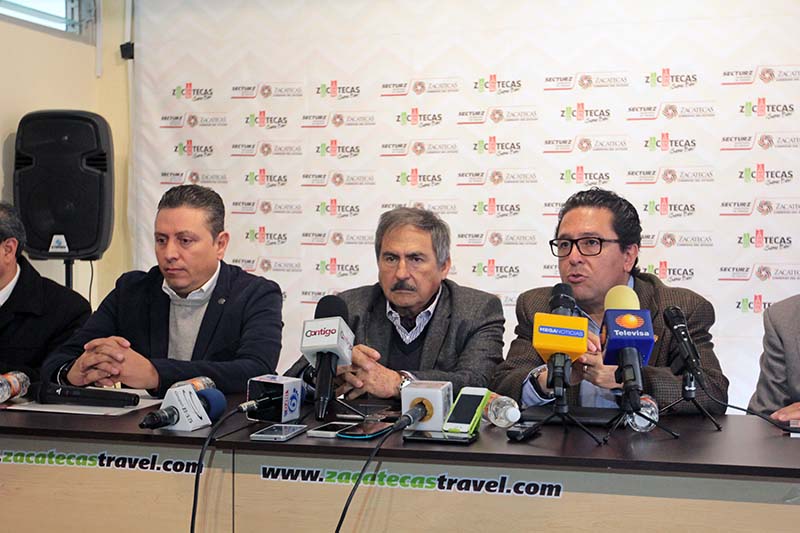 Imagen de la conferencia de prensa conjunta ■ FOTO: ERNESTO MORENO