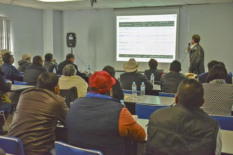 Aspecto de la reunión ■ foto: LA JORNADA ZACATECAS
