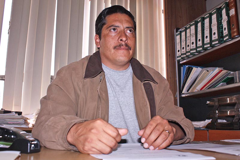 Gerardo García Murillo, secretario general del Supdacobaez ■ foto: LA JORNADA ZACATECAS
