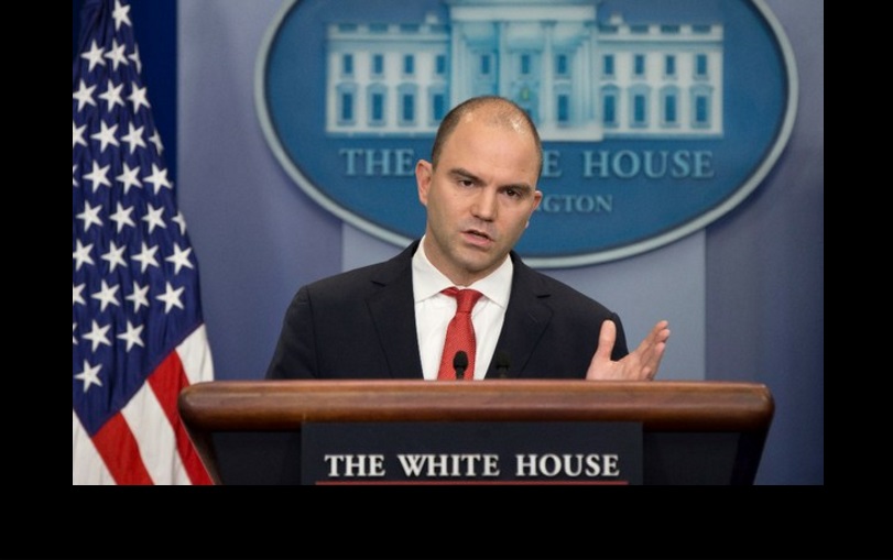 Ben Rhodes, asesor de la Casa Blanca, ofreció una conferencia de prensa sobre el viaje del presidente Barack Obama a Cuba. Foto: AP