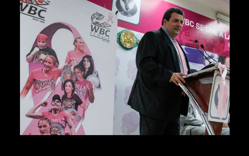 Mauricio Sulaiman, presidente del Consejo Mundial de Box, presentaron la campaña 