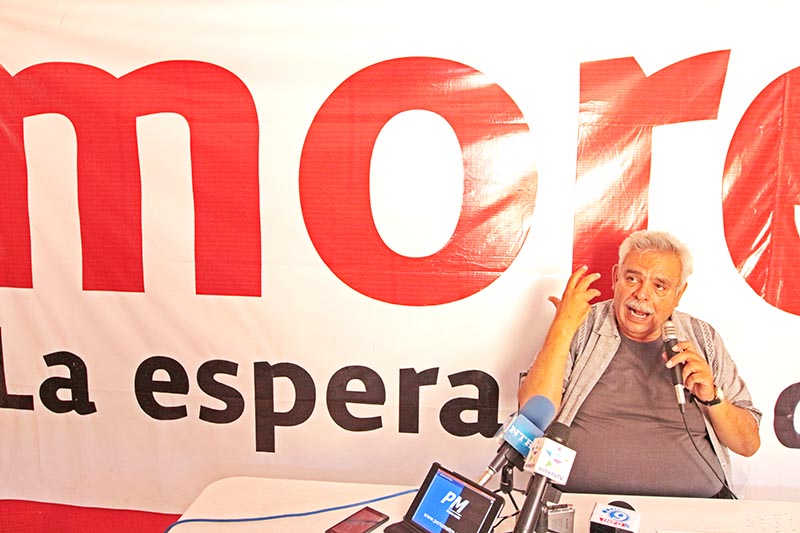 Luis Medina Lizalde, ex dirigente estatal de Morena ■ FOTO: ANDRÉS SÁNCHEZ