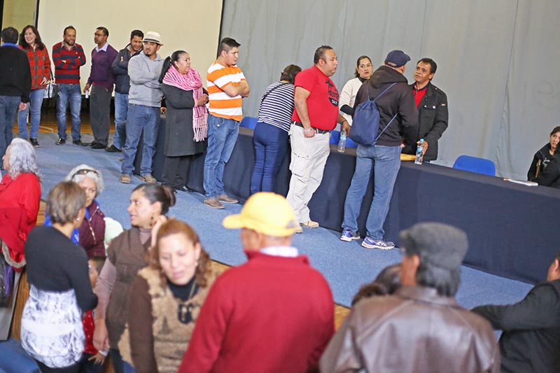 Imagen de la Asamblea General del Sindicato de Trabajadores de la Universidad Autónoma de Zacatecas ■ FOTO: ANDRÉS SÁNCHEZ