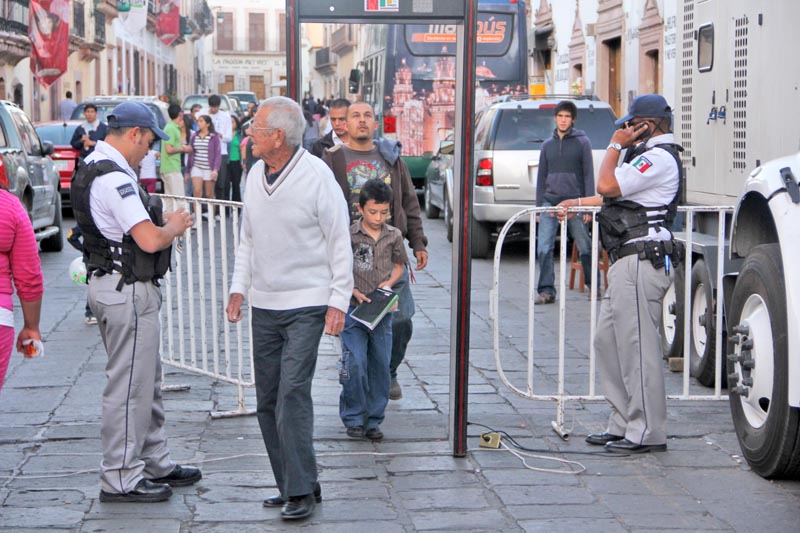 Se afinan las medidas de seguridad para la próxima fiesta de la cultura en la capital del estado ■ foto: andrés sánchez
