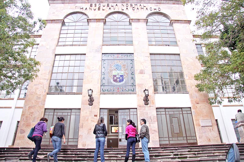 Edificio de la Benemérita Escuela Normal Manuel Ávila Camacho ■ foto: la jornada zacatecas