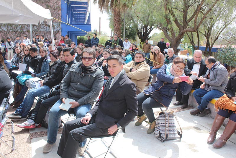 Aspecto del evento de reacreditación de esta unidad académica ■ foto: la jornada zacatecas