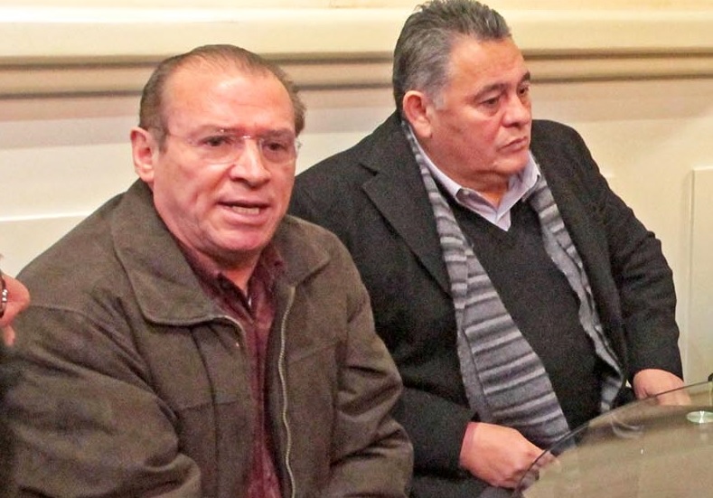 Imagen reciente de Pedro de León y Arturo Ortiz, líder estatal del PRD