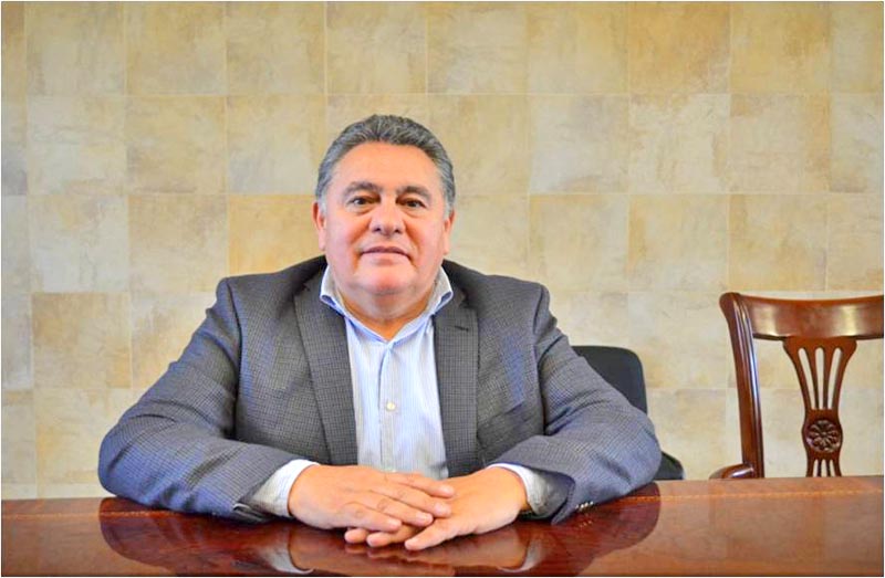 Arturo Ortiz Méndez, dirigente estatal del Sol Azteca ■ FOTO: LA JORNADA ZACATECAS