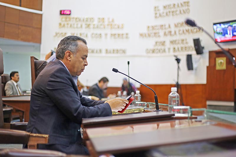 Imagen de la sesión del Pleno en el recinto legislativo local ■ foto: andrés sánchez