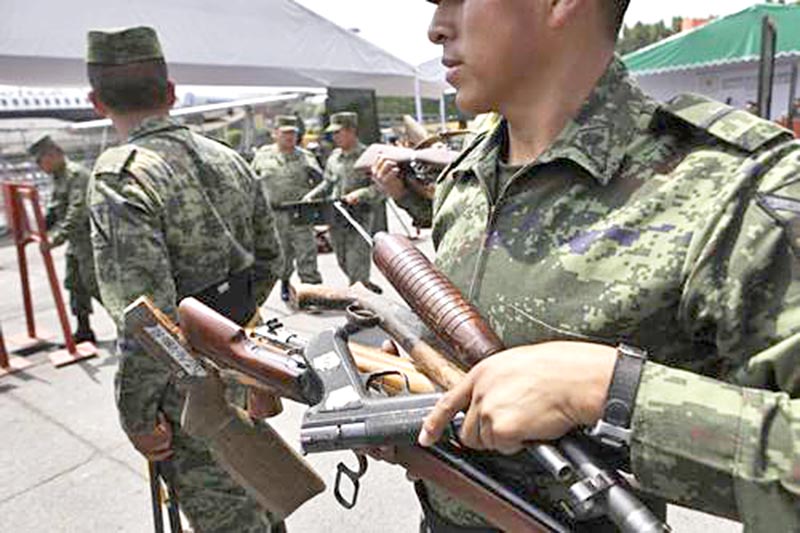 El Ejército instalará centros de canje en varios municipios ■ foto: la jornada zacatecas