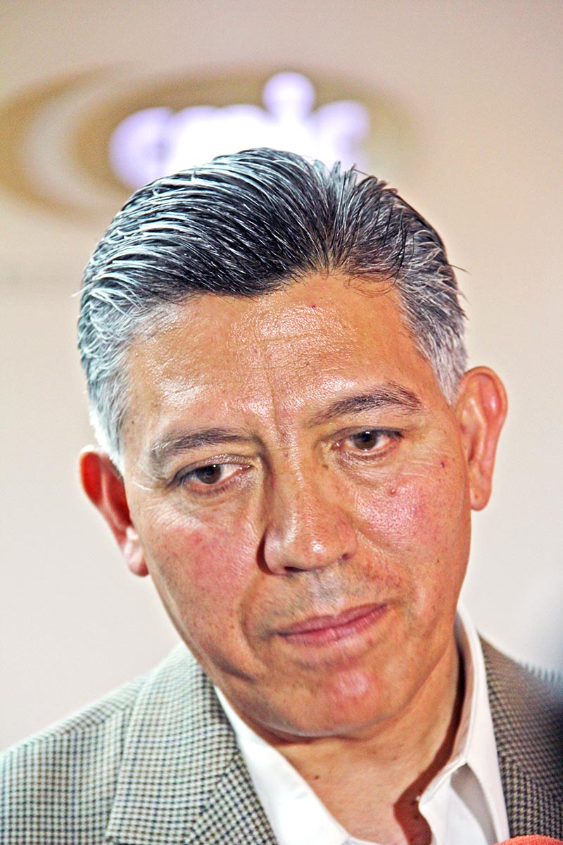 Francisco Carrillo Pasillas, presidente estatal de la Cámara Mexicana de la Industria de la Construcción ■ foto: la jornada zacatecas