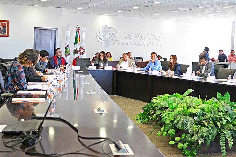 Aspectos de la reunión de trabajo ■ FOTO: LA JORNADA ZACATECAS