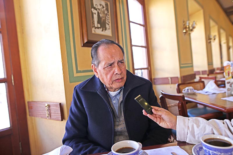 Jaime Gabriel Alvarado López fue elegido presidente de El Supremo Consejo Libre y Soberano de Zacatecas ■ FOTO: ANDRÉS SÁNCHEZ