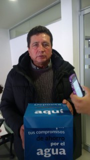 Juan Ramón Elías Mujica, jefe del Programa Agua Limpia y Cultura del Agua, de Conagua Zacatecas