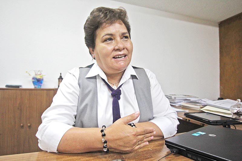 María Elena Nava Martínez, presidenta de la Comisión de Educación de la 61 Legislatura ■ FOTO: LA JORNADA ZACATECAS