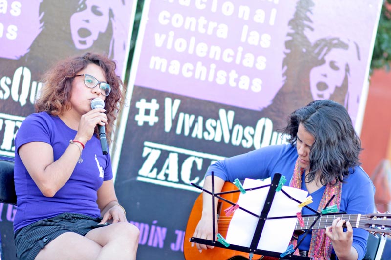 Este domingo se llevó a cabo en la entidad la Movilización Nacional contra la Violencia de Género ■ fotos: ernesto moreno