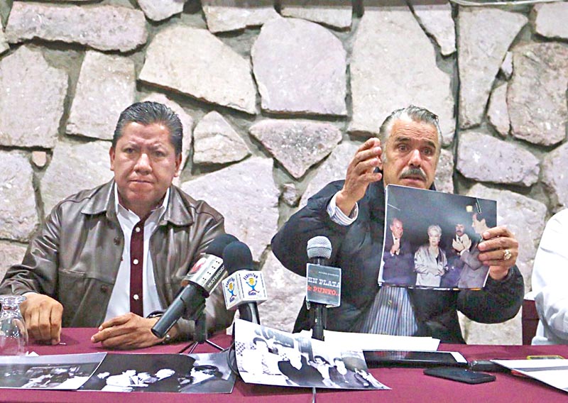 Pedro Inguanzo Varela, durante el anuncio de su incorporación al proyecto de David Monreal ■ foto: la jornada zacatecas