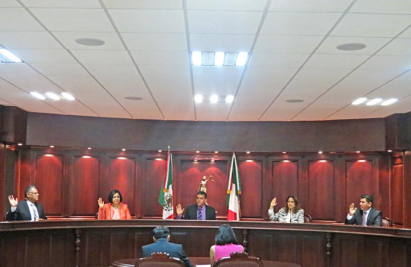Sesión del Tribunal de Justicia Electoral del Estado de Zacatecas ■ foto: la jornada zacatecas