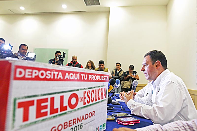 Alejandro Tello se presentó ante los medios de comunicación este martes ■ foto: andrés sánchez