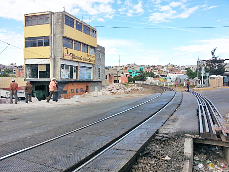 Ferromex afirma que las vías fueron rehabilitadas en un tiempo menor al previsto ■ FOTO: LA JORNADA ZACATECAS