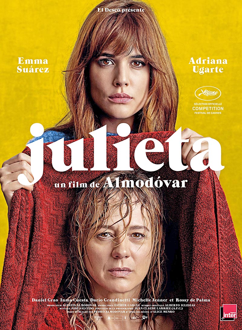 Cartel de la película Julieta, de Almodóvar