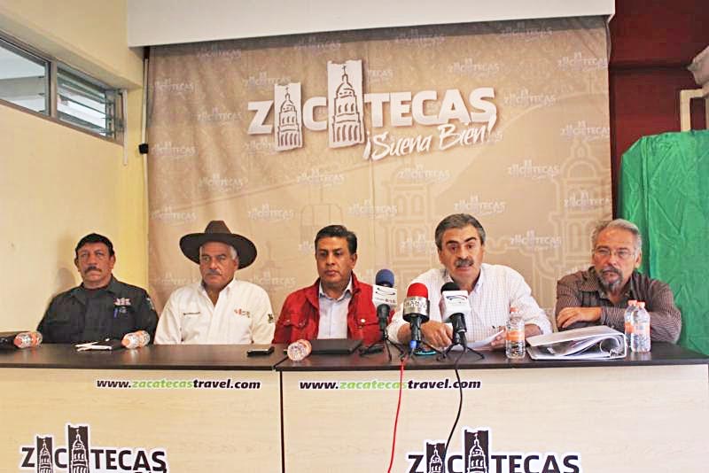 Conferencia de prensa del anuncio de este evento ■ FOTO: LA JORNADA ZACATECAS