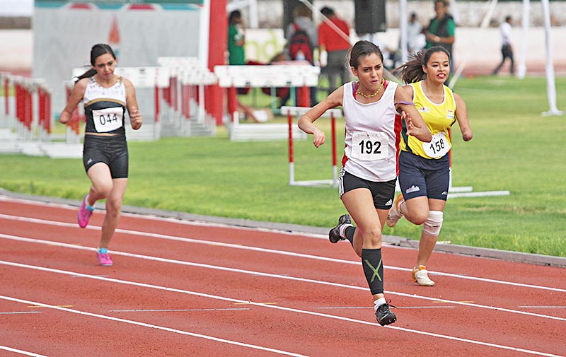 Competencia de atletismo, parte de la edición pasada de la Olimpiada Nacional ■ FOTO: PÁGINA OFICIAL CONADE