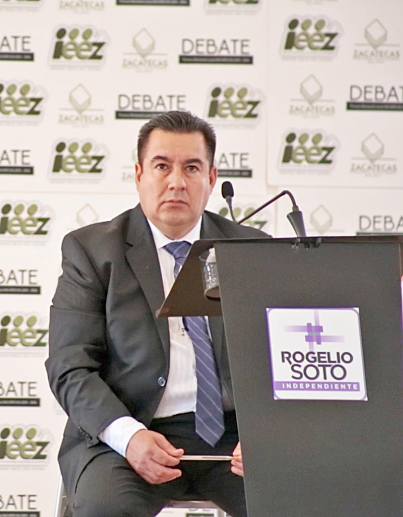 Rogelio Soto Acuña, candidato a gobernador por la vía independiente ■ FOTO: MIGUEL ÁNGEL NÚÑEZ