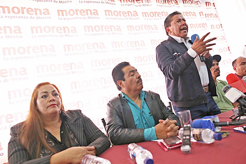 David Monreal Ávila, candidato de Morena a la gubernatura ■ FOTO: ANDRÉS SÁNCHEZ