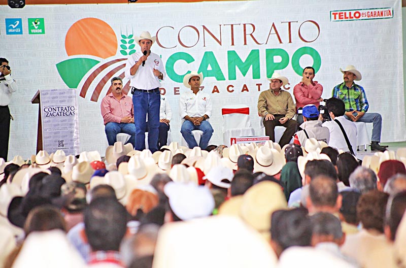 El candidato de la alianza Zacatecas Primero visitó el municipio de Jerez ■ foto: la jornada zacatecas