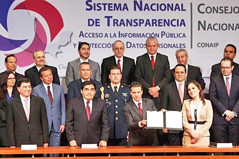 El pasado 5 de mayo se puso en marcha la Plataforma Nacional de Transparencia, evento encabezado por el presidente de la República, Enrique Peña Nieto ■ FOTO: LA JORNADA ZACATECAS