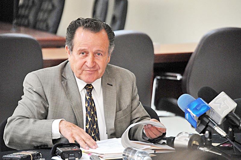 Virgilio Rivera Delgadillo, consejero presidente del Instituto Electoral del Estado de Zacatecas ■ FOTO: ERNESTO MORENO
